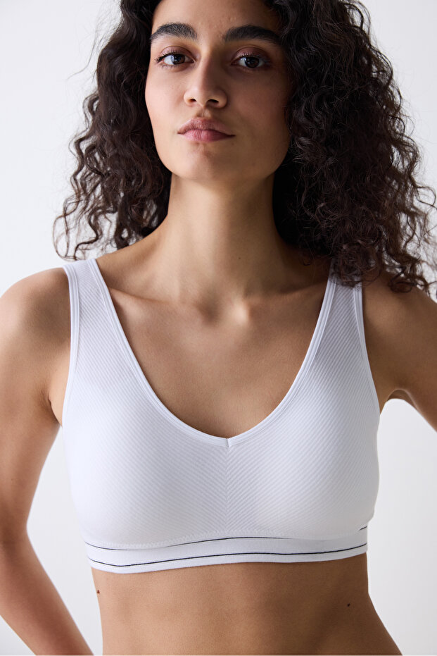 Seamless Kırık Beyaz Üst - 3