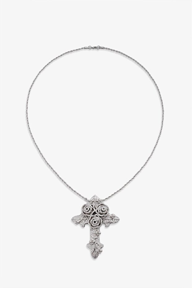 Iced Out Cross Kolye - 2
