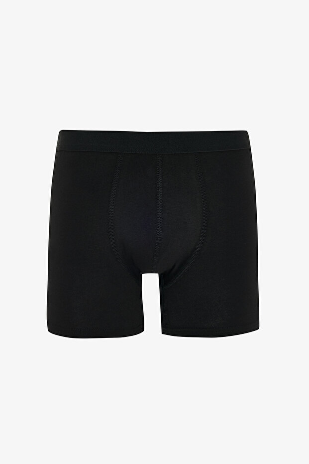 Erkek Pamuklu Basic Çok Renkli 3'lü Boxer - 2
