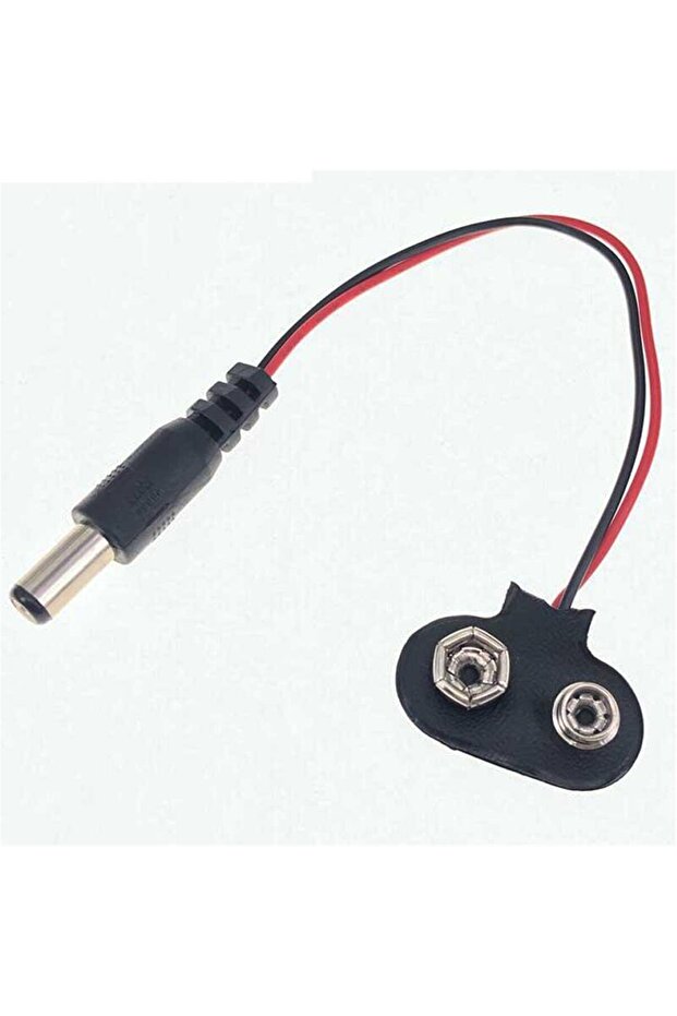 9 Volt 2.1 Mm Jacklı Pil Başlığı (IC-232A) - 3