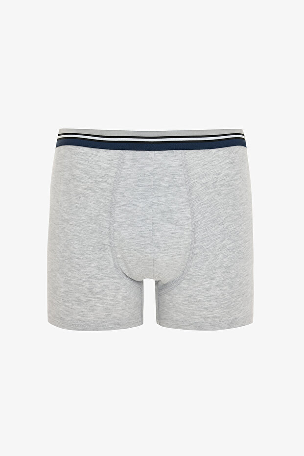 Erkek Pamuklu Basic Same Tape 2li Boxer - 3