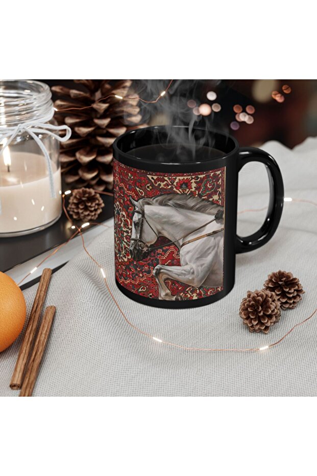 Ethnic Patterned Horse Mug