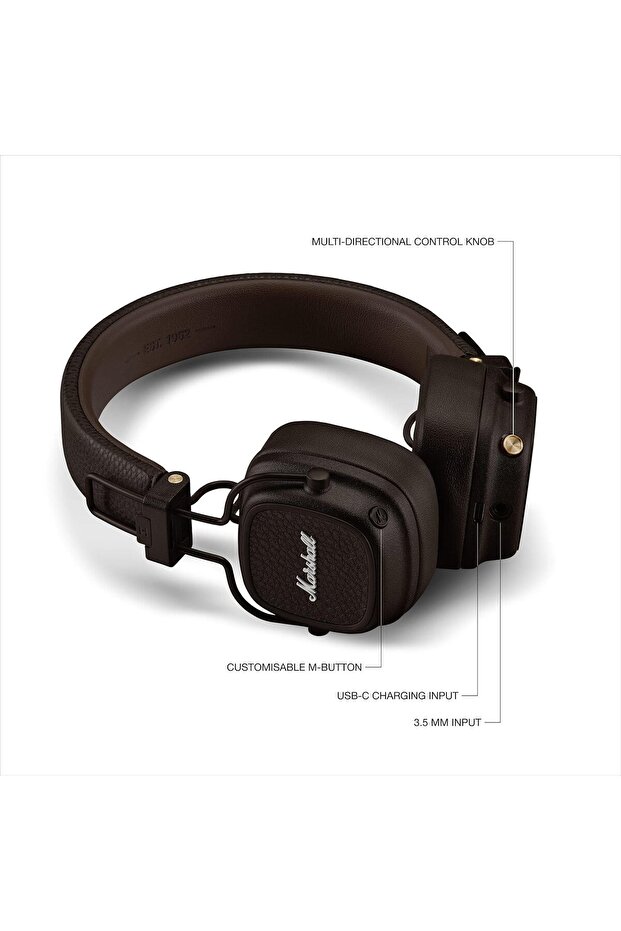 Major V Bluetooth, OE, Brown - 2
