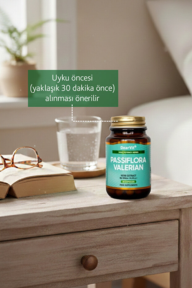 Dearvit Passiflora Valerian 30 Kapsül - 5