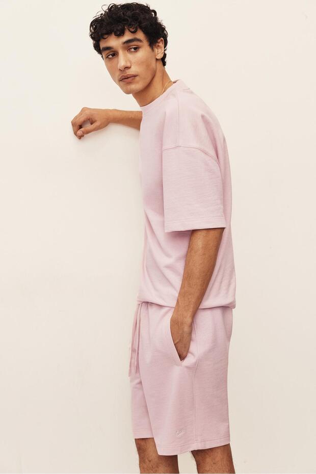 Kısa kollu logolu sweatshirt - 1