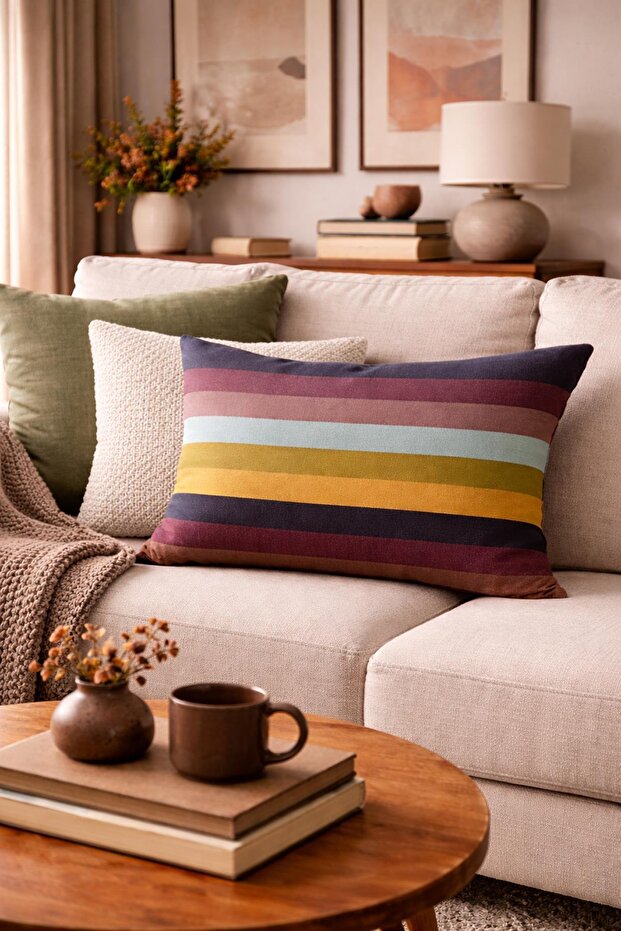 Double Sided Rectangular Throw Pillow Cover Tk5 - 1