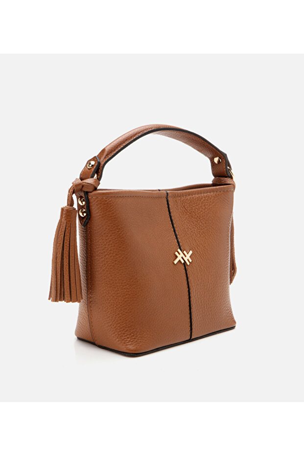 Kadın Deri Taba Mini (Çapraz) Çanta - 4