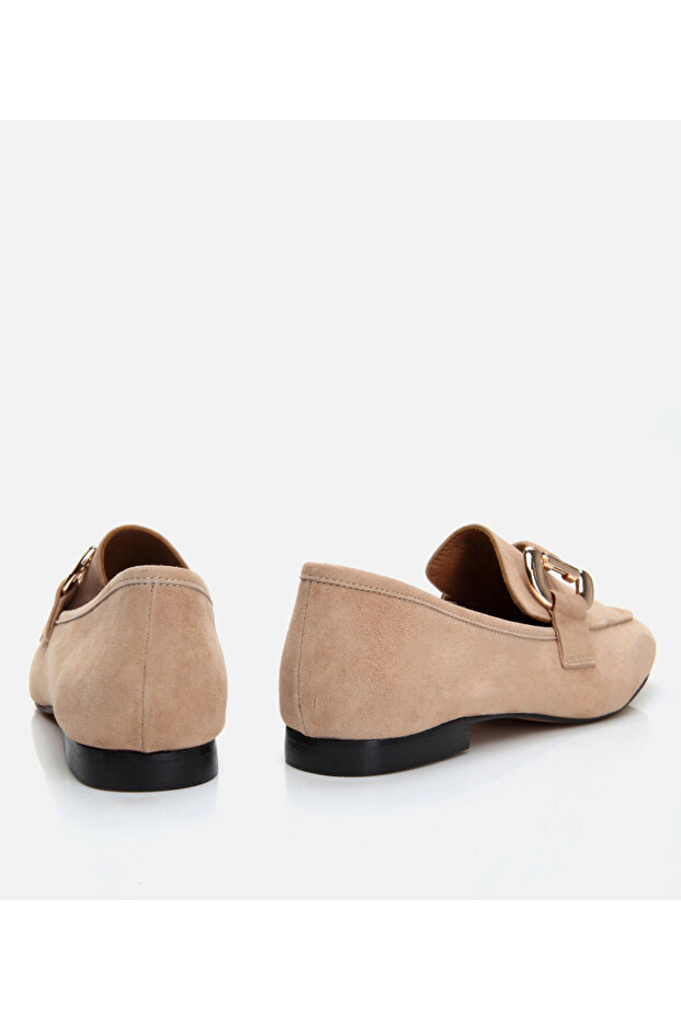 Kadın Deri Taba Loafer - 5