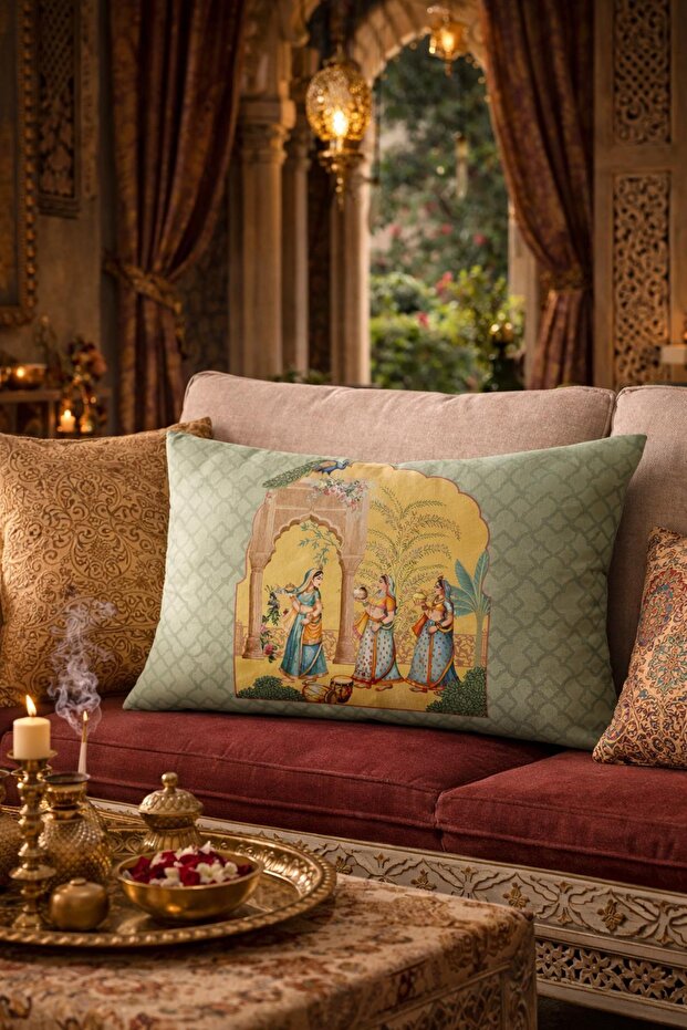 Double Sided Rectangular Throw Pillow Cover Tk46 - 1