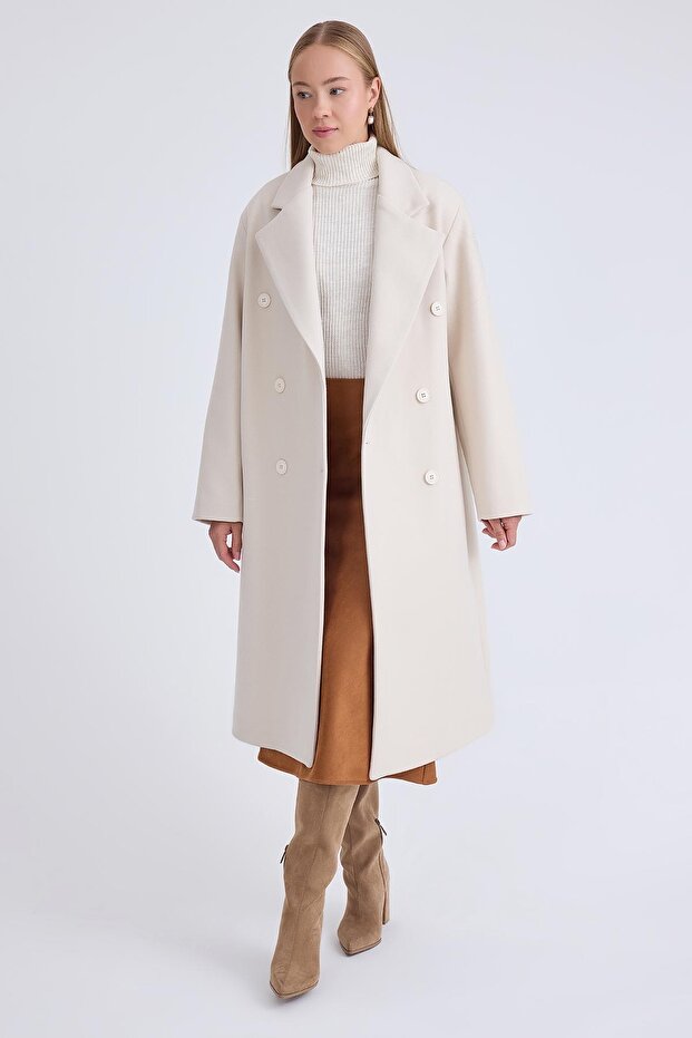 معطف طويل بأزرار - 1