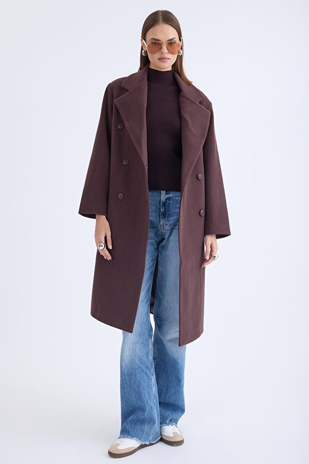 معطف طويل بأزرار - 3