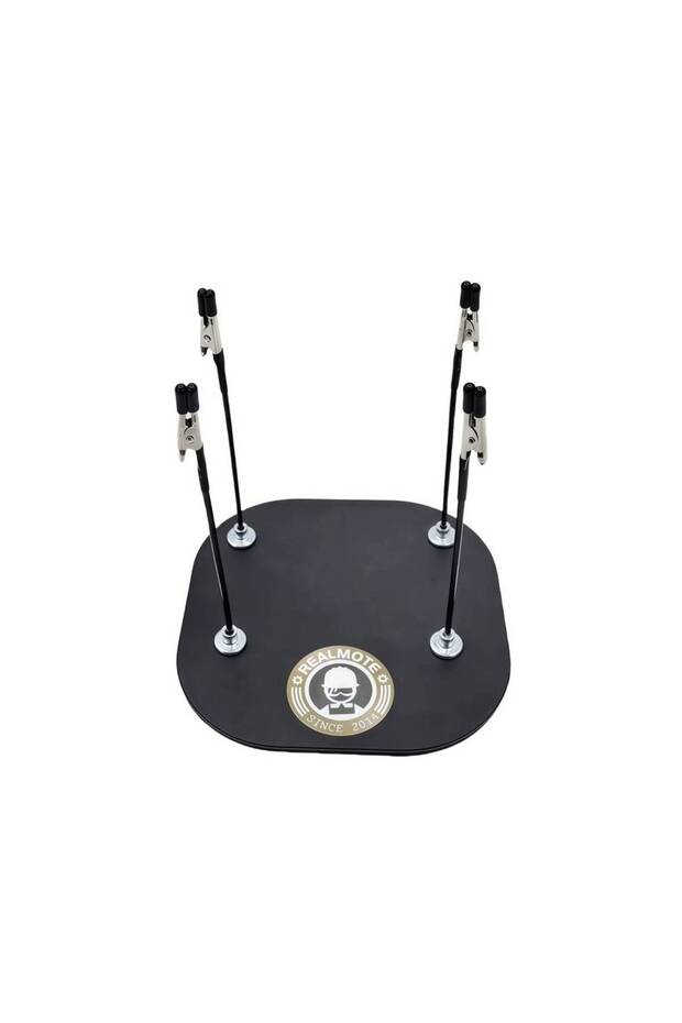 Set A Universal PCB Holder Soldering Platform with Magnetic Pins Groove Fixtures Bendable Clips for