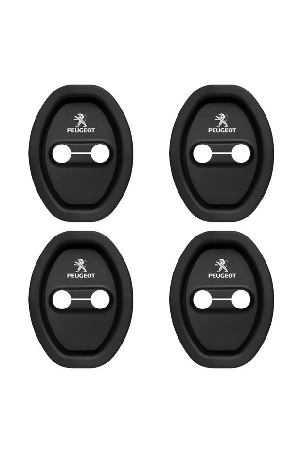 4pcs 4PCS Silicone Car Door Lock Protector Cover For Peugeot 308 206 207 407 607 108 208 301 308 508