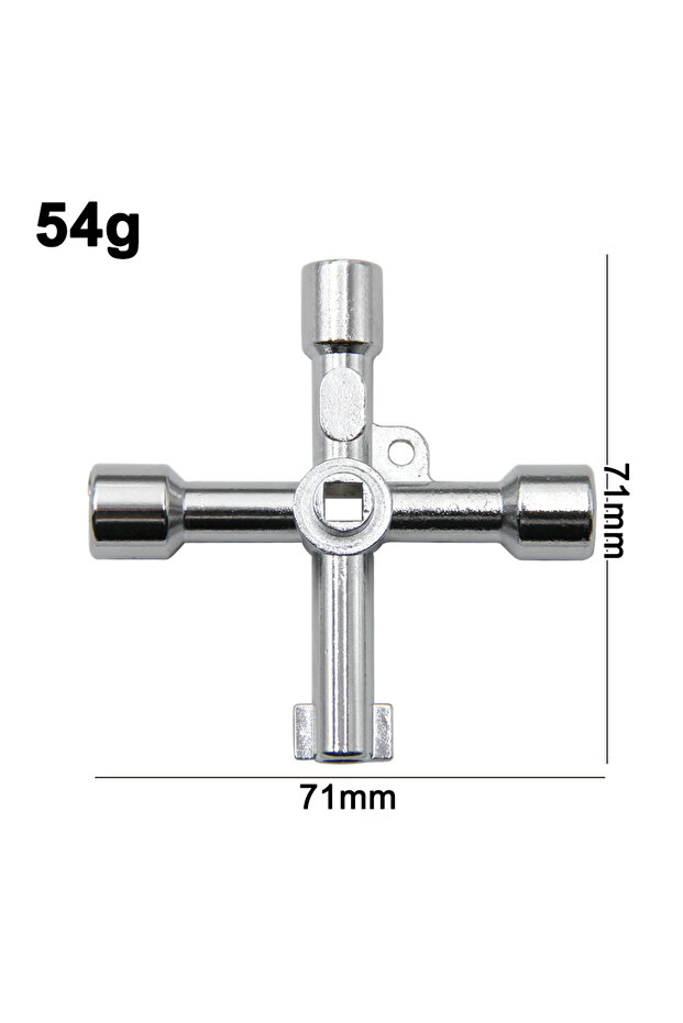 4-in-1 screwdriver Multifunctional 4-in-1 Cross Portable Silver Hand Screwdriver DIY Socket Screwdri