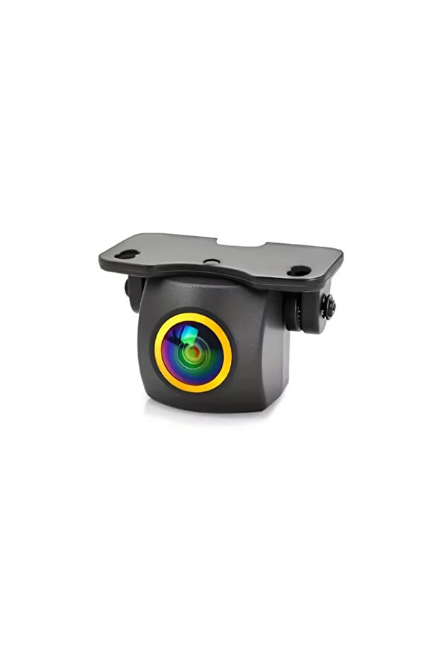 12 V Gold 720P Gold-Edged AHD Car Backup Camera with Wide-Angle Fisheye Lens—Night Vision, Front/Rea