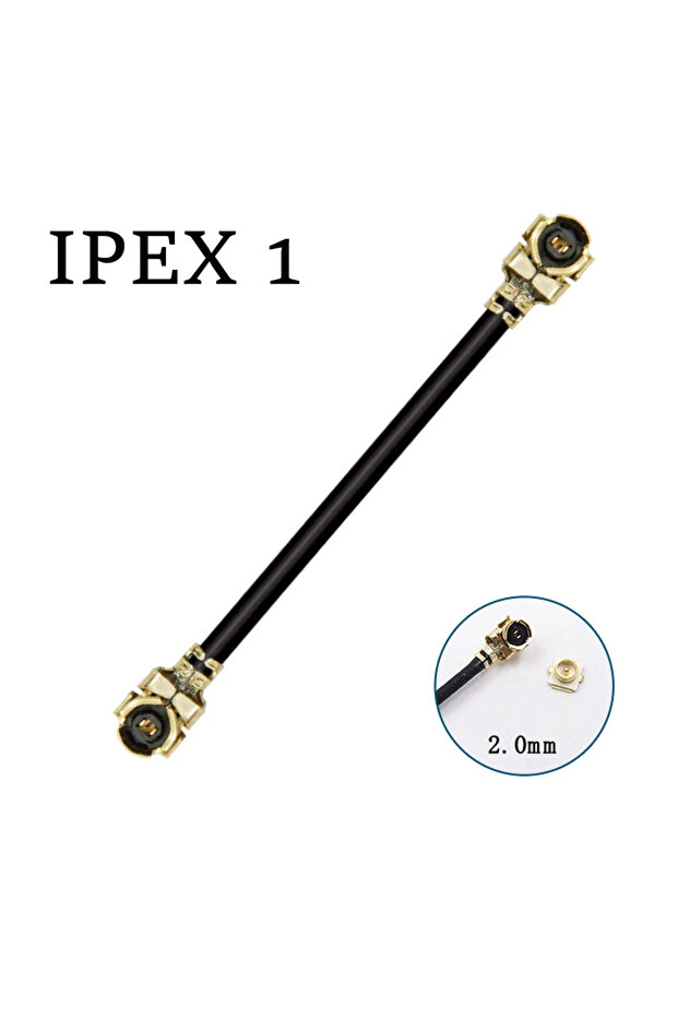 10 قطع كابلات RF من نوع IPX بطول 30 سم، مزودة بموصلات لحام أحادية الرأس بقطر 1.13 مم (10 سم)