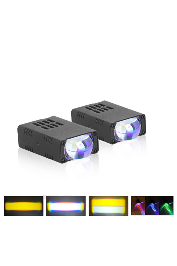 38000Lm 2PCS 2PC Car Grile LED Light Pods Car Front Headlight 180W Motorcycle ATV UTV Projector Lens