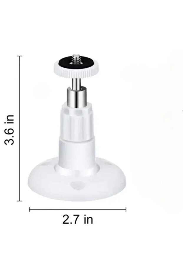 WHITE Wall Mount Bracket For Ring Indoor Cam & Stick Up 360° Adjustable Bracket Camera Outdoor High