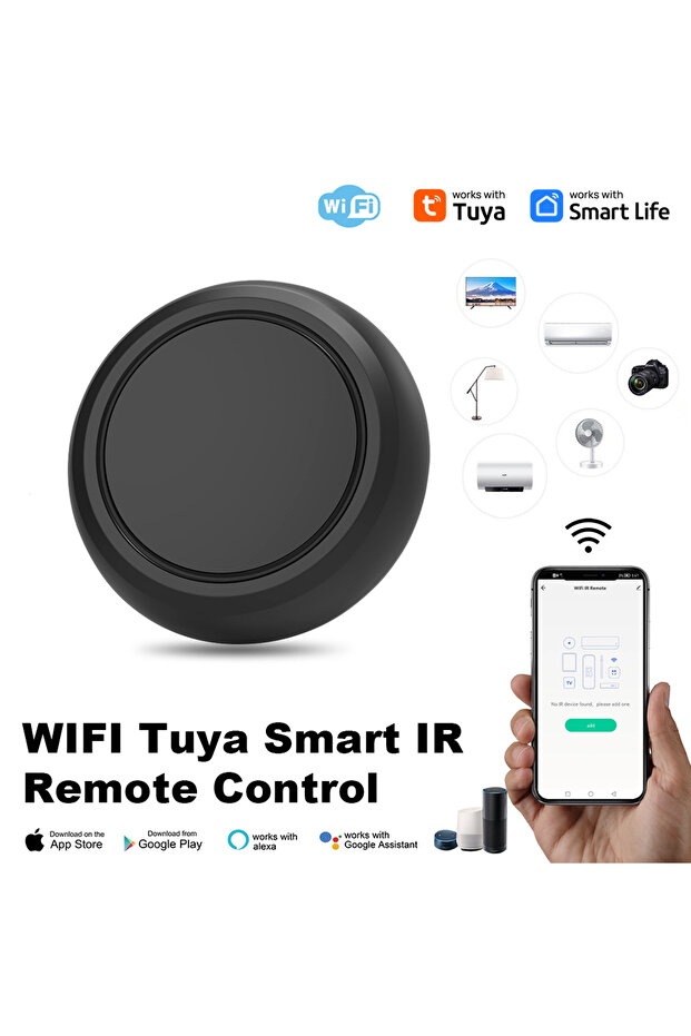 جهاز تحكم عن بعد ذكي IRC03 Tuya WiFi IR للمنزل الذكي، جهاز تحكم عن بعد عالمي بالأشعة تحت الحمراء، جهاز واحد للجميع
