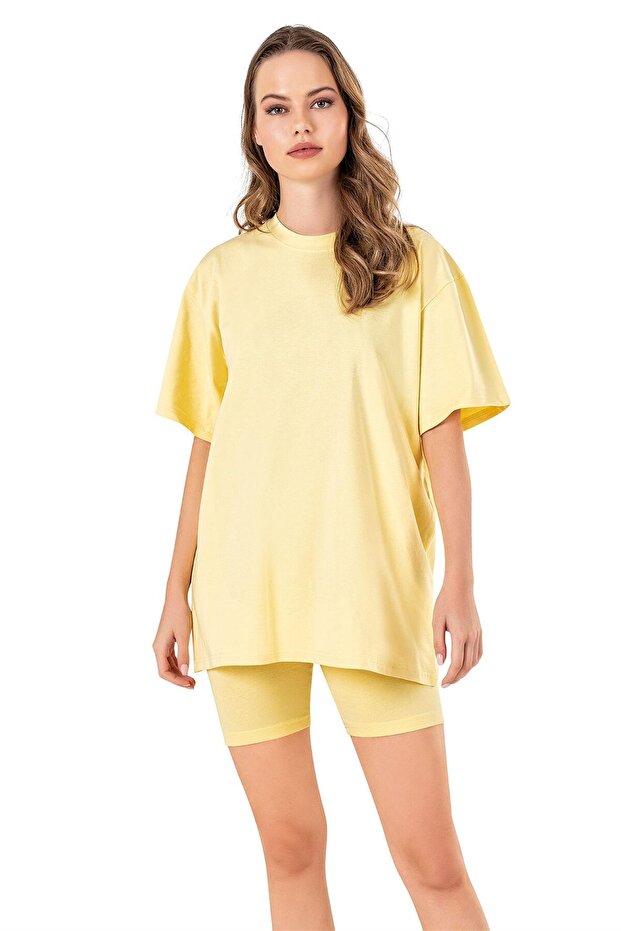 Women's Yellow Oversize T-shirt