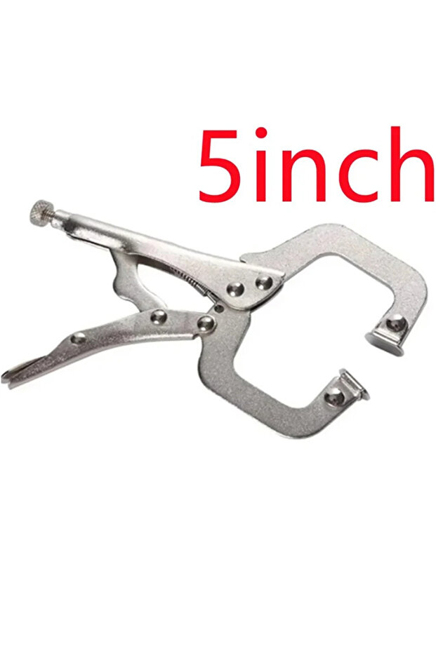 5INCH 5 Inch C Clamp Assorted Locking Welding Clamp Mini Alloy Locking Pliers For DIY Hand Repair To