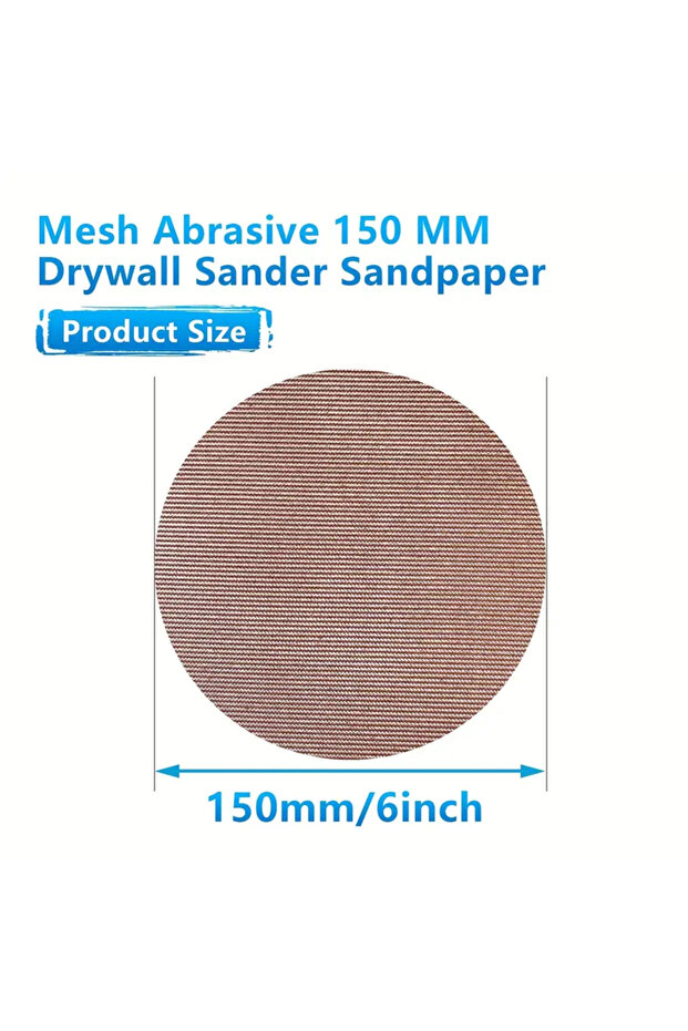 15pcs 240Grits 15Pcs 6-inch 150mm Round Grid Abrasive Dust-Free Anti-Jam Sand Disc - Efficient Dust