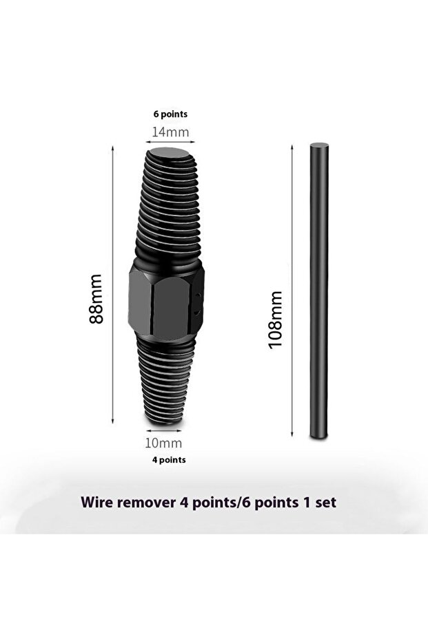 1 set Household faucet wire extractor universal anti tap tool for water pipe breakage, screw and sli