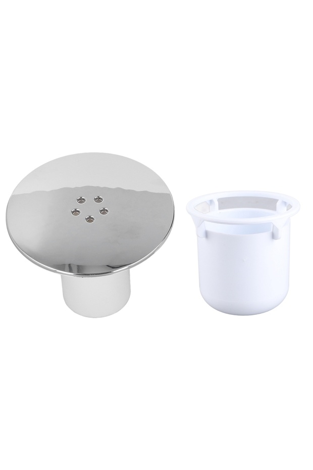As Picture Shower Drain Cover Tray Waste Trap Plug Hole Cover Replacement Chromate Treatment Fast Fl