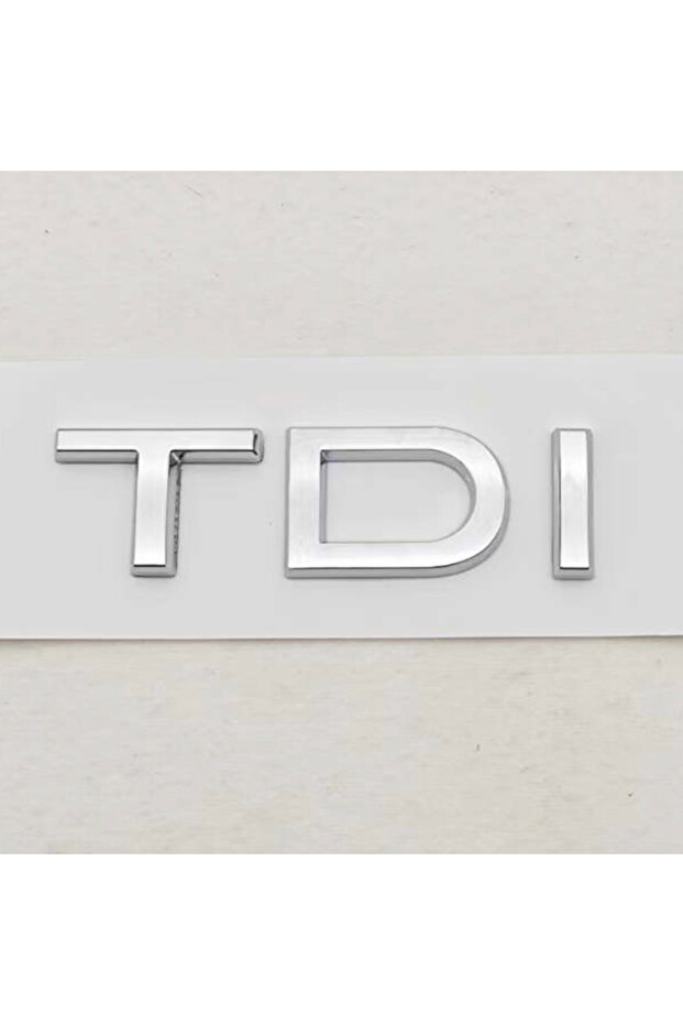 TDI Chrome 3D ABS Car Rear Trunk Letters Badge Sticker Logo TDI TFSI Emblem Decals For Audi A3 A4 A5