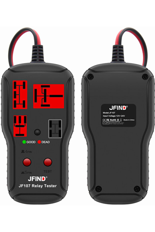 Relay Tester Newest Relay Tester 12V 24V Universal Electronic Automotive Car Circuit Detector Batter