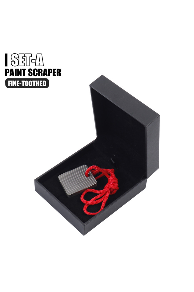 Fine-toothed Car Paint Spot Repair Scraper Professional Paint File Quickly Removes Paint Spots/Runs/