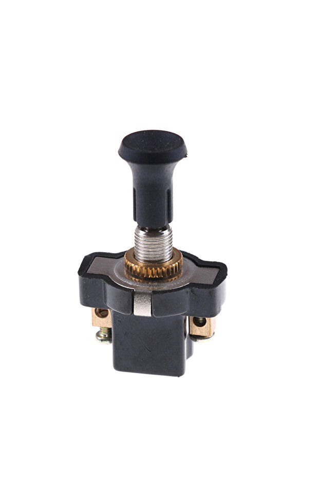 1PC Durable High performance On-Off Long Push Pull Switch 12V Screw Terminals - 2