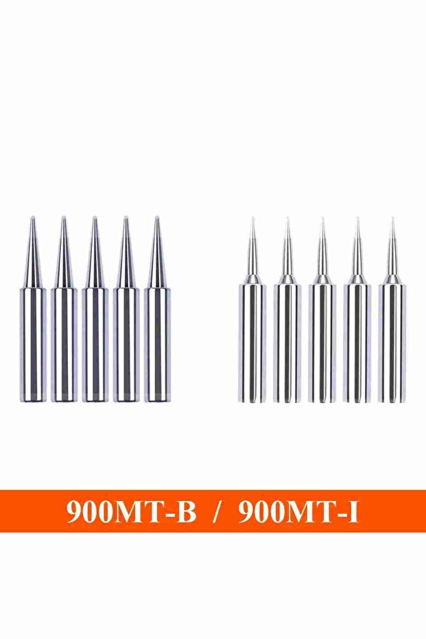 مجموعة أدوات محطة لحام مكونة من 5 قطع 900M-T-I 900M-T-B، تتضمن رأس لحام حاد وعنصر كهربائي ساخن داخلي.