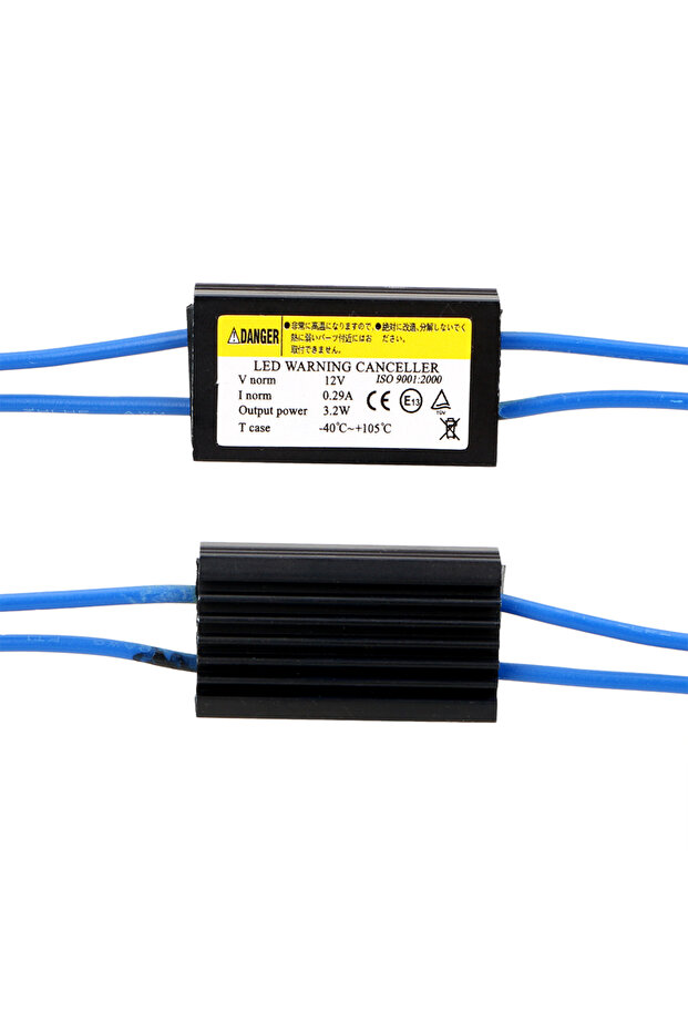 وحدة فك تشفير مصابيح LED لعربة كانبوس، لا يوجد تحذير خطأ، وحدة فك تشفير T10 12V قطعتان، حمولة OCB ... - 3