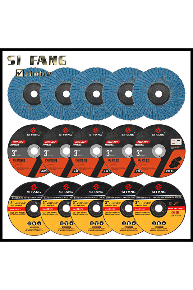 Mini Cutting Disc, Circular Resin Saw Blade, Grinding Wheel for Angle Grinder, Polishing Flap Dis...