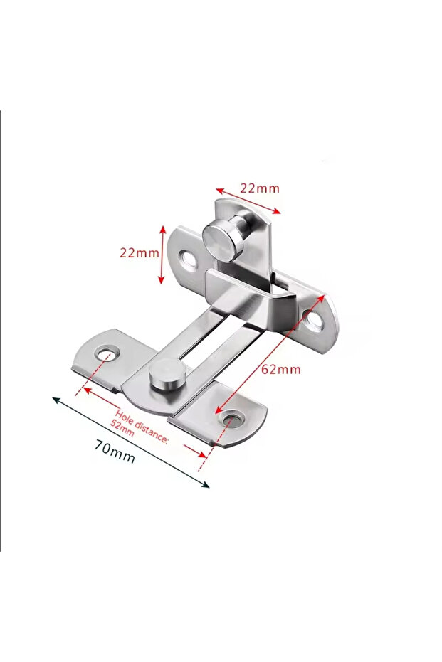 90 Degree (large) Door Lock Guard Latch Bolt 90 Degree Stainless Steel Toggle Latch Sliding Barn Doo