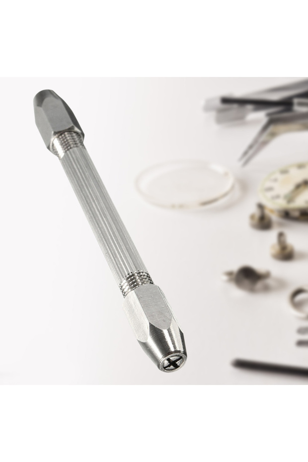 0-3.1mm Watchmaker Pin Vice Anti-rust Hexagonal Watch Tools Pin Vice Removable Jewelry Repair for...