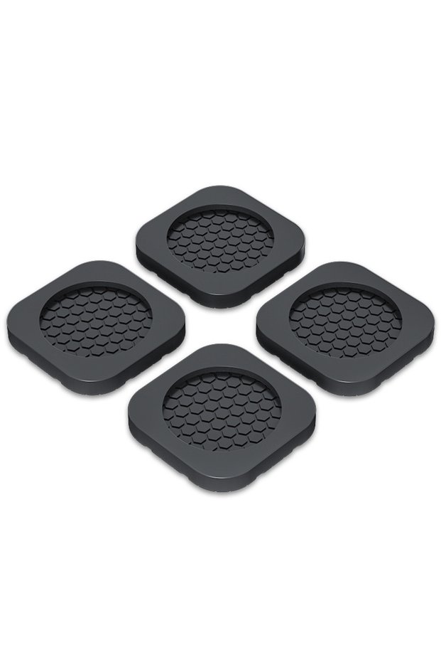 4Pcs Black 4Pcs Anti Vibration Washing Machine Feet Pads Furniture Universal Mute Non-Slip Pads Drye