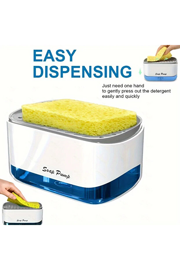 WHITE G4200A Liquid soap dispensers kitchen detergent large capacity soap dishes dispenser kitchens