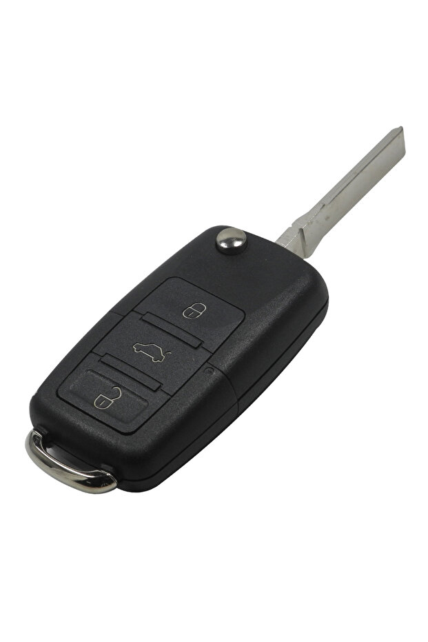 3 Buttons jingyuqin Uncut Blade 2/3/4Buttons Flip Remote Key Fob Case Shell For VW Golf Passat Polo