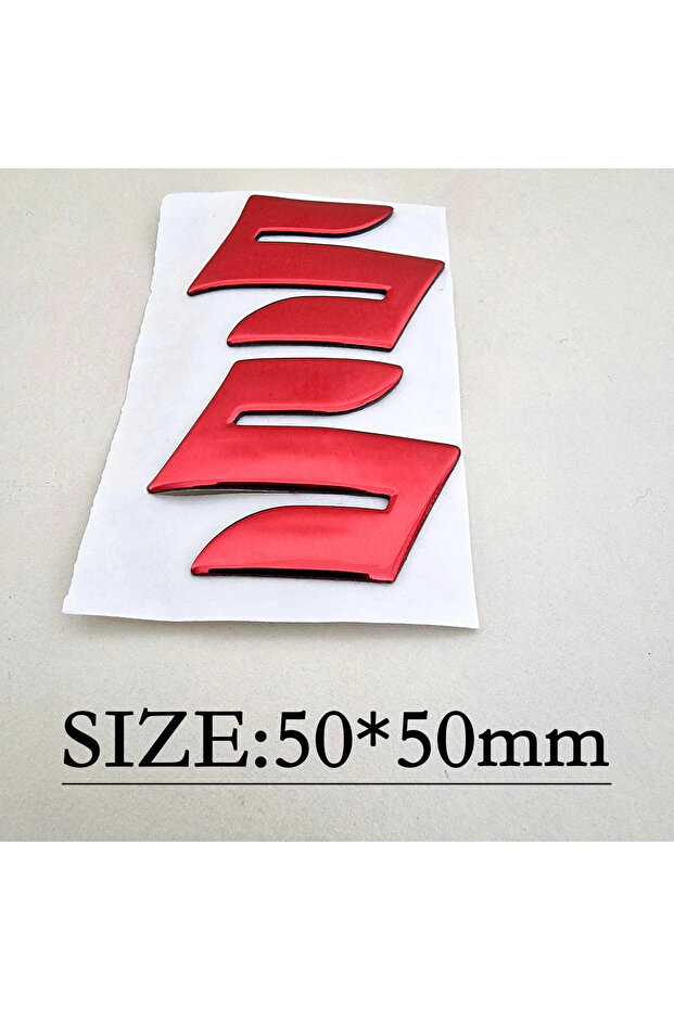 Suzuki Red 3D Suzuki Motorcycle Stickers Car Emblem Decal Logo Kit