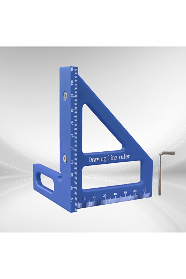 Pin Style Red 1pc Woodworking Multi Angle Square Protractor Plastic Angler Scriber Woodworking Squar