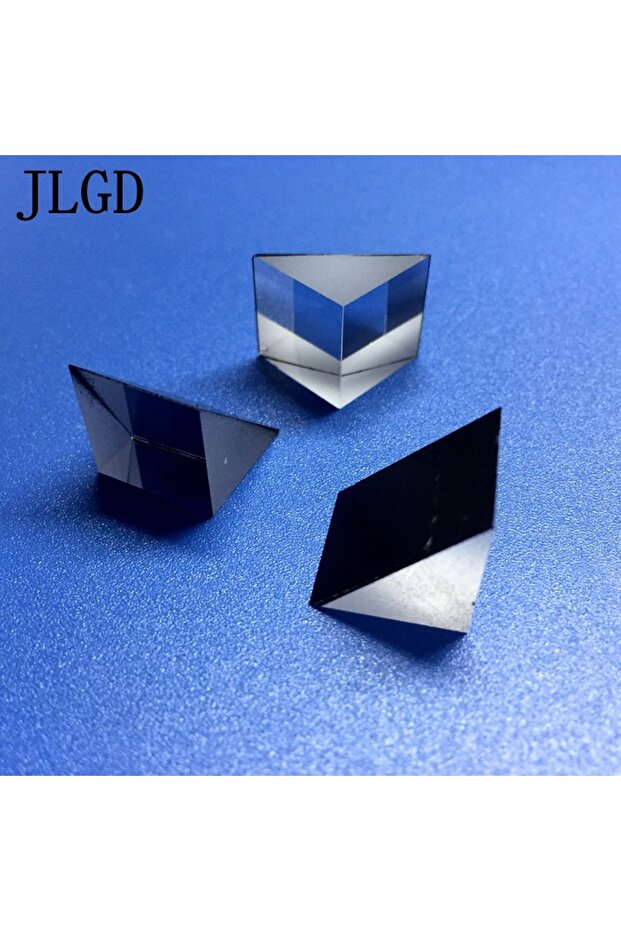 منشور انعكاس داخلي بزاوية قائمة 10 مم، مصنوع من الزجاج البصري، منشور مثلث متساوي الساقين... - 2