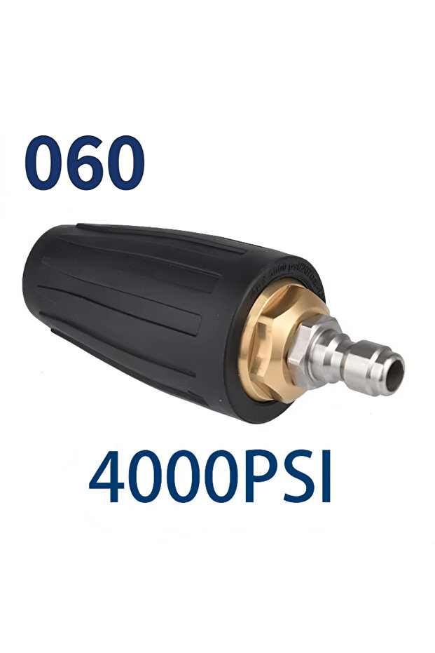 060 Pressure Washer Tips Turbo Nozzle Pressure Washer 4000 PSI with 1/4 Quick Connect for Cleaning B