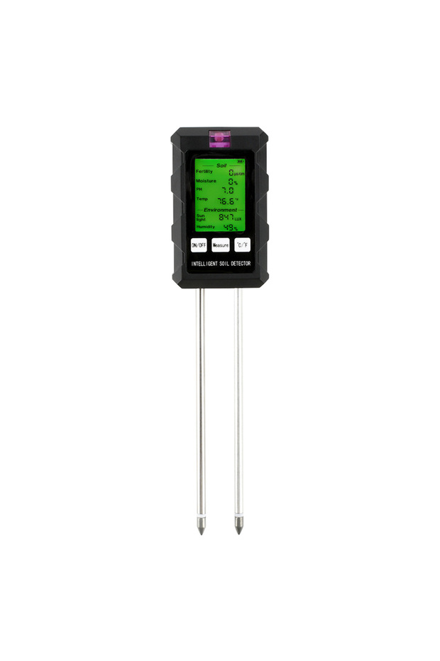 Soil Meter 6 in 1 Soil PH Meter Sunlight Ambient Humidity Temp Soil Moisture Tester Nutrient Fertili