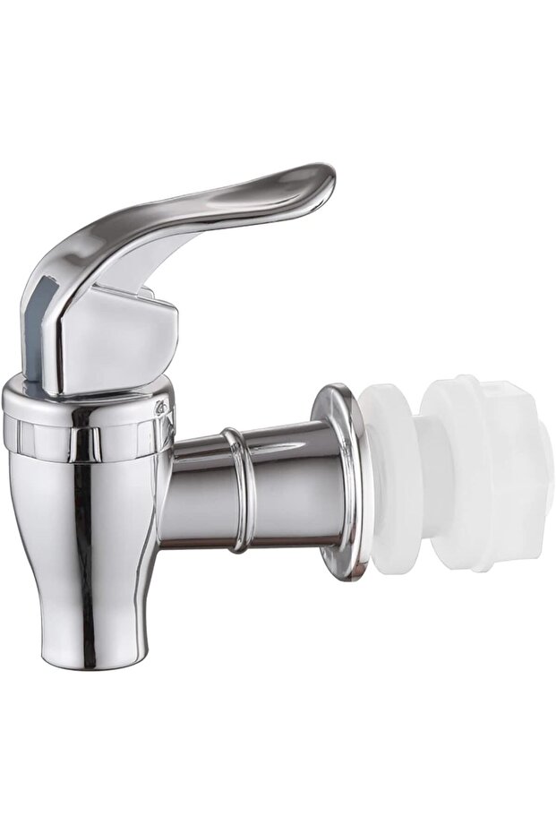 Silver-1Pcs Food Grade Electroplated Plastic Beverage Faucet Cans Juice Dispenser Containers Bucket