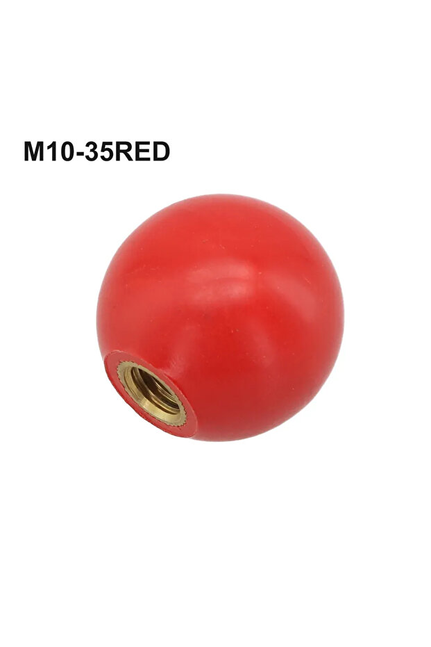 مقبض كروي أحمر M10-35، مقبض كروي M4-M12، مقبض ذراع من الباكليت، صامولة كروية، آلة