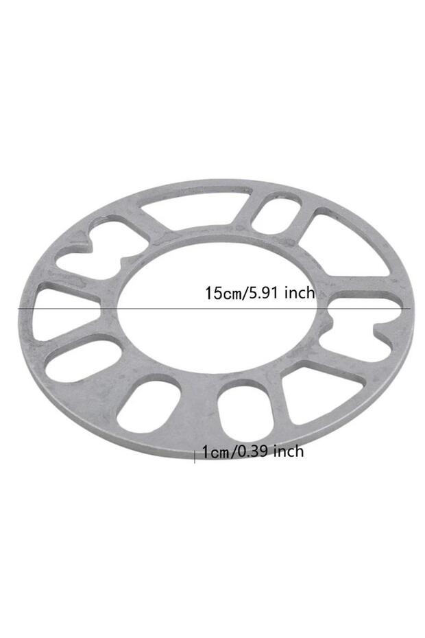 2pcs10mm 2pcs Universal Car Wheel Tire Spacer Adaptor Shims Plate 3mm 5mm 8mm 10mm For 4x100 4x114.3