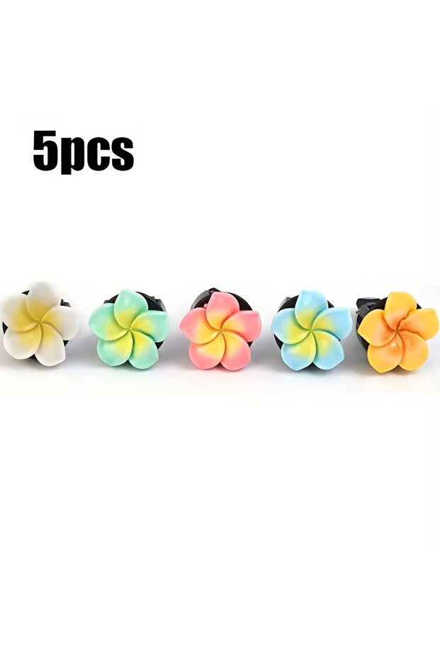 5pcs 5pcs Car Air Conditioning Outlet Perfume Clip Flower Shape Ornament Air Vent Personalized Inte