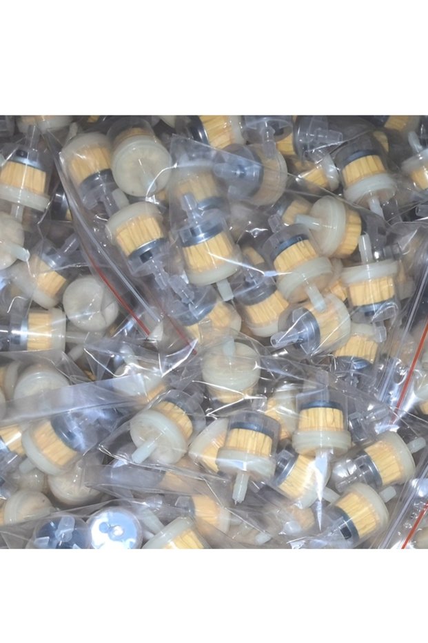 30Pcs New 30 Pack Universal Gasoline Fuel Filter for Scooter Motorcycle Moped Buggy ATV Fuel Filter